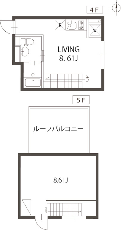 水商売賃貸　プリンセスライン四谷EAST　間取り図