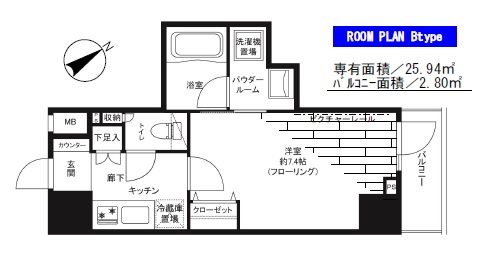 水商売賃貸　グランドコンシェルジュ麻布　間取り図