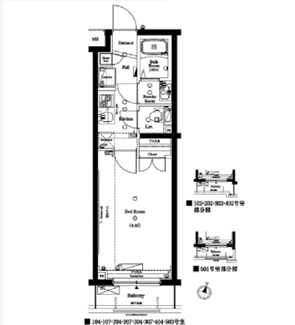 水商売賃貸　アクサス西新宿　間取り図