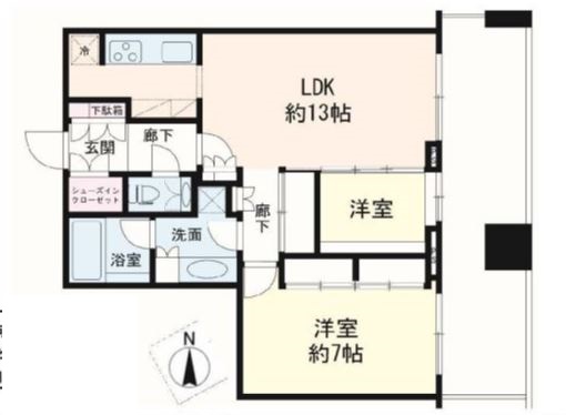 水商売賃貸　芝パークタワー　間取り図