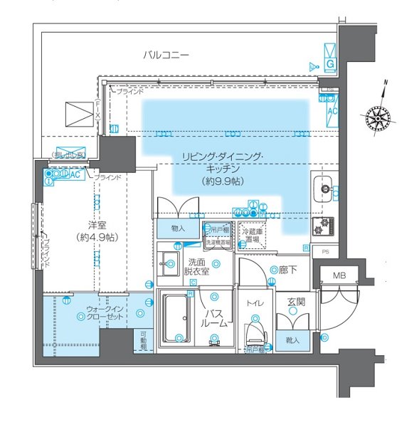 水商売賃貸　ズーム神宮前　間取り図