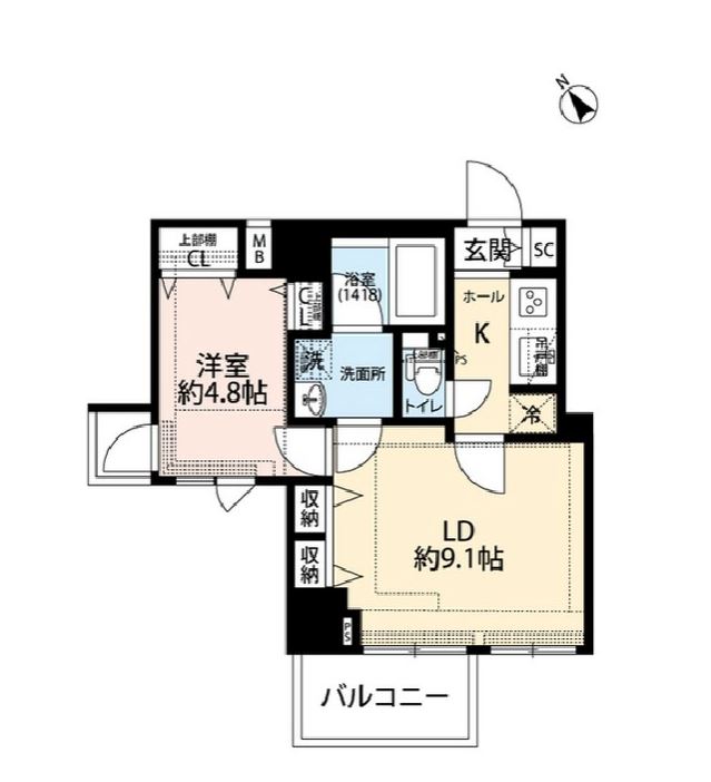 水商売賃貸　プレール・ドゥーク東新宿3　間取り図