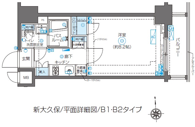 水商売賃貸　ズーム新大久保　間取り図