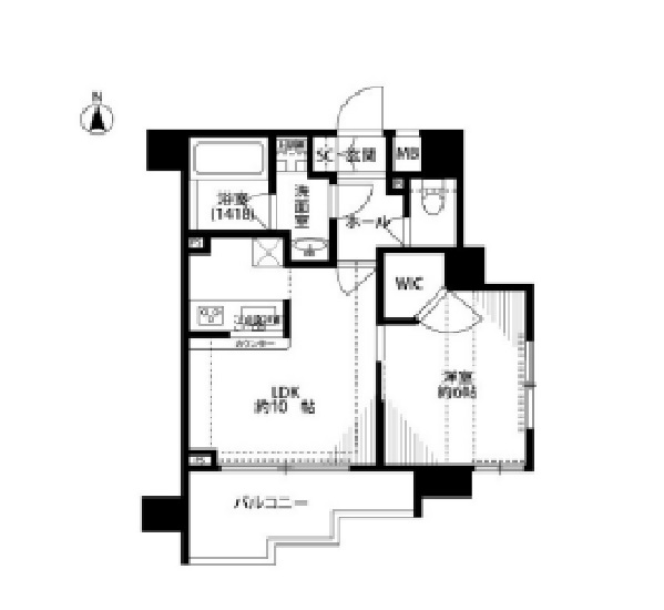 水商売賃貸　プレール・ドゥーク新宿下落合　間取り図