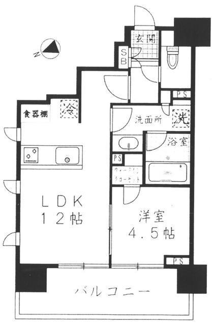 水商売賃貸 ウェリス六本木　間取り図