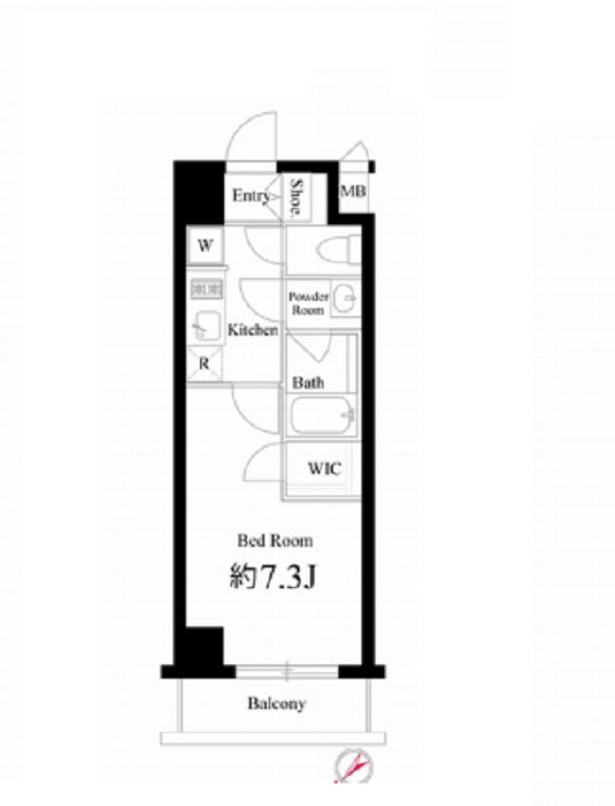 水商売賃貸 ハーモニーレジデンス新宿EAST　間取り図