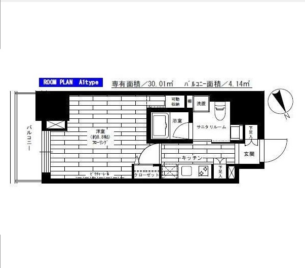 水商売賃貸　グランドコンシェルジュ六本木　間取り図