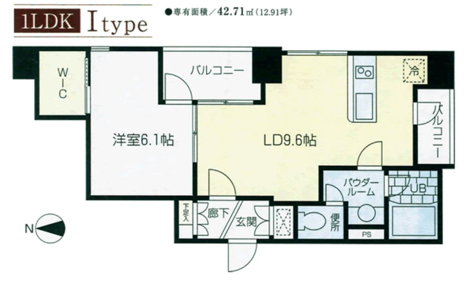 水商売賃貸　アジールコート中野坂上　間取り図