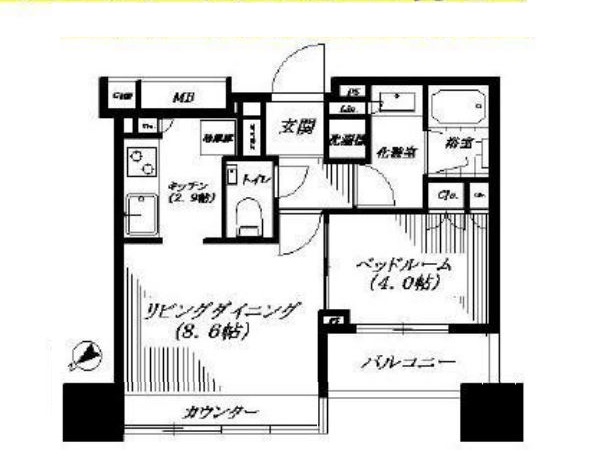 水商売賃貸　ザ・ヒルトップタワー高輪台　間取り図