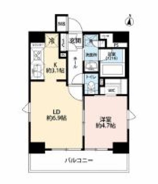 水商売賃貸　プレール・ドゥーク神楽坂　間取り図