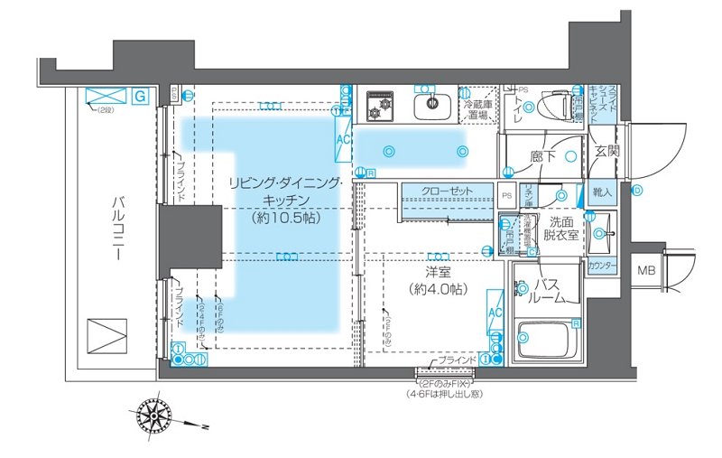 水商売賃貸 ズーム神宮前　間取り図