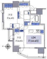 水商売賃貸 プレミスト新宿山吹　間取り図